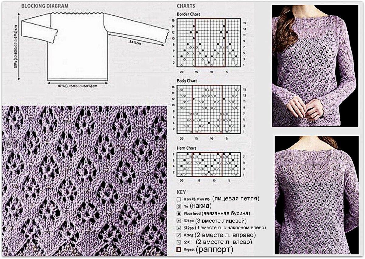 Схемы из акрила. Вязание спицами пуловер легкий Ажур. Схема свитера из акрила. Вязаные идеи интересные узоры спицами для джемпера. Свитер из акрила крючком схемы.