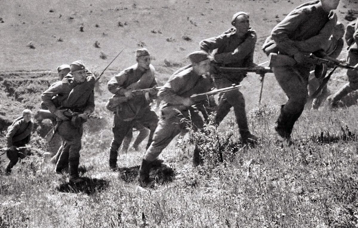 Атака Советской пехоты 1941-1945