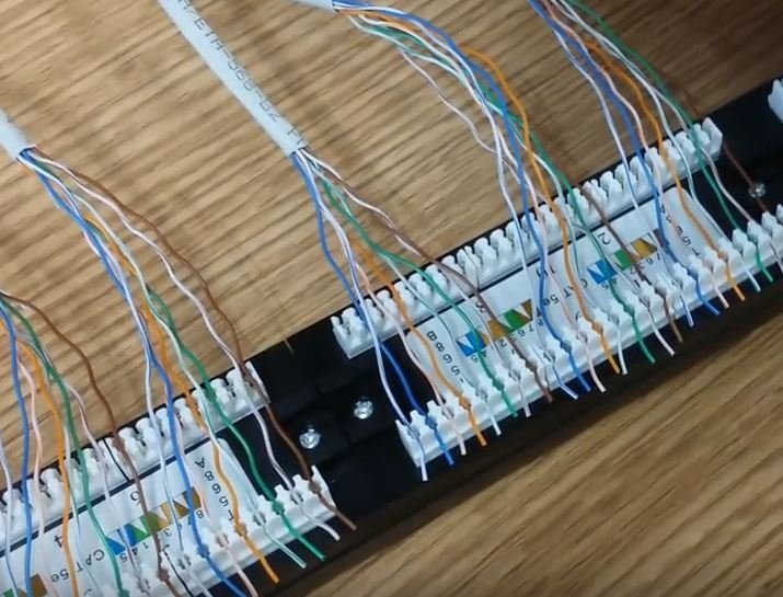 25 парного кабеля. Патч панель rj45. Расшивка патч панели 24. Патч панель NIKOMAX расшивка. Кроссирование патч панели.