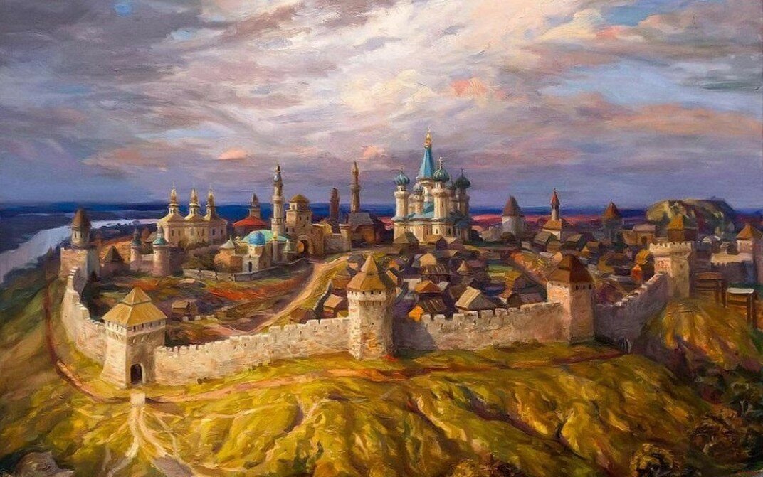 Древнерусский город картинки