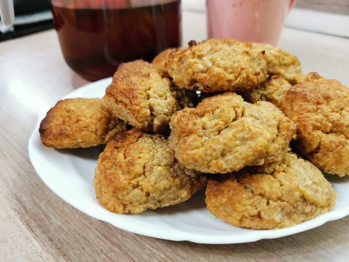 Творожное печенье без муки и масла рецепт