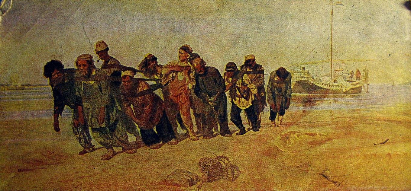 Назовите великого русского художника реалиста автора знаменитых картин бурлаки на волге не ждали