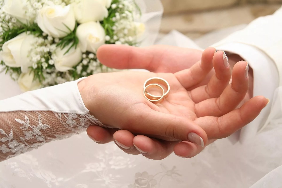 Свадьба с кольцами