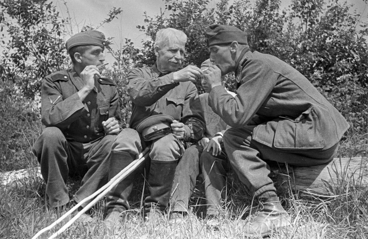 советские солдаты в германии
