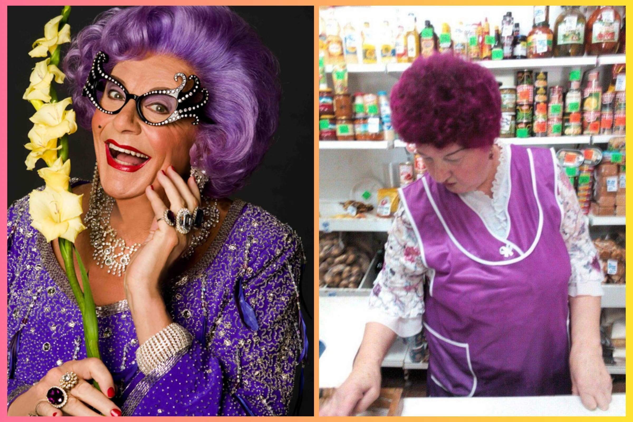 старушка с фиолетовыми волосами. фиолетовый цвет бабушек. старушка с фиолетовыми волосами. фиолетовый цвет бабушек. пенсионерка с фиолетовыми волосами.