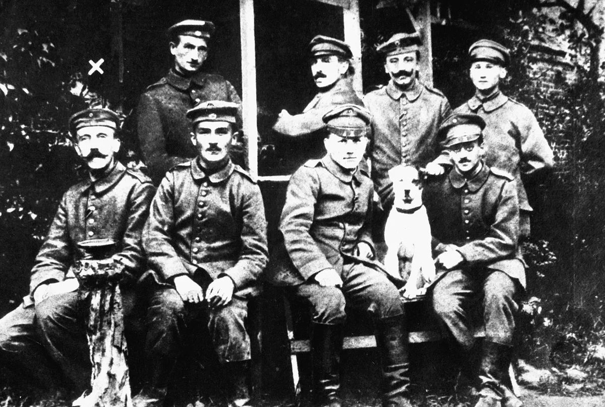 Гитлер на первой мировой войне фото