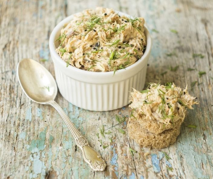 паштет из копченой скумбрии