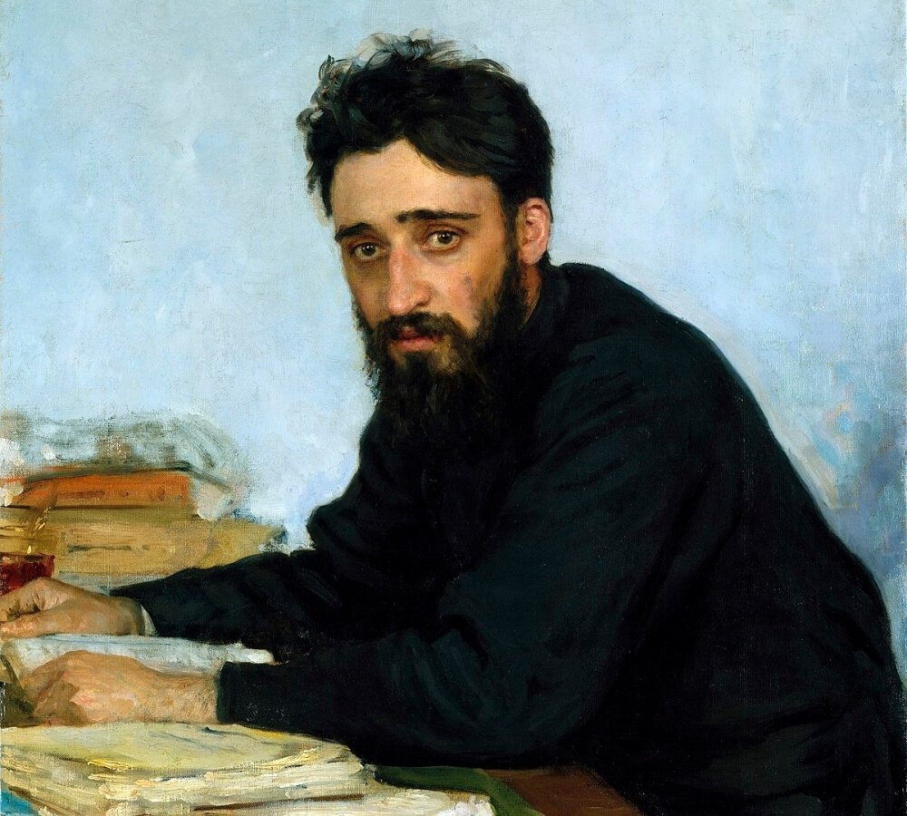 Репин сначала художник рисует просто и плохо