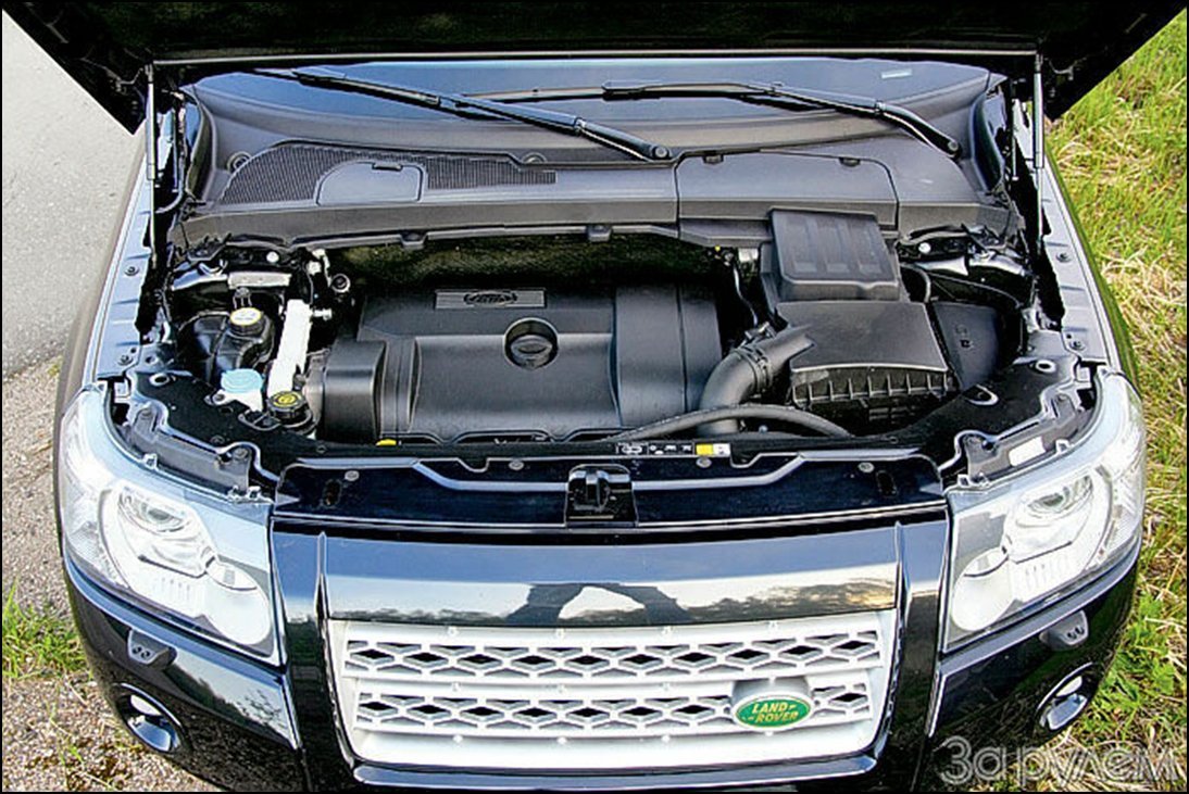 Подкапотное пространство range rover