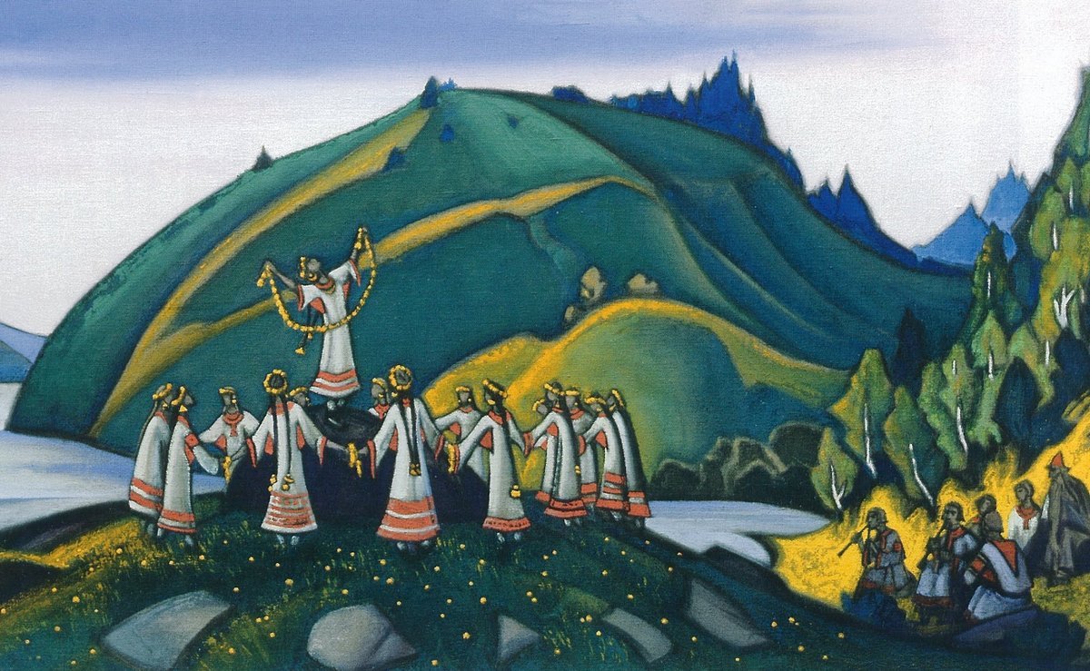 Рерих весна священная эскизы