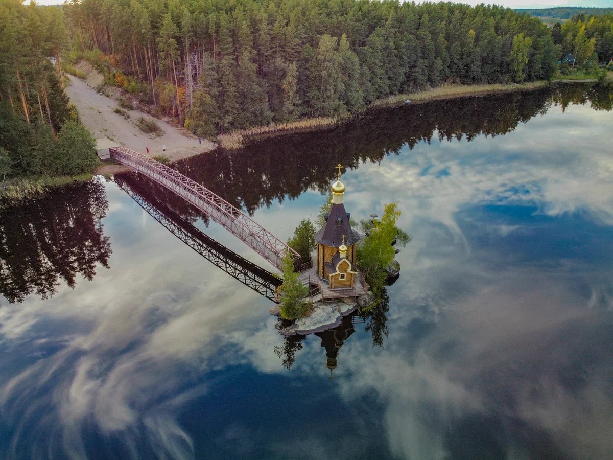 Храм Андрея Первозванного на Вуоксе фото