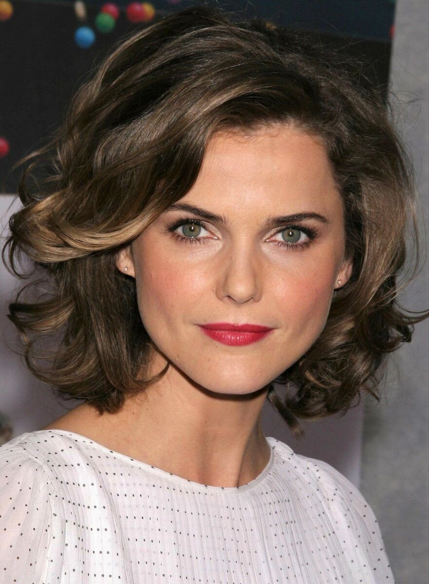 Keri Russell' короткая стрижка