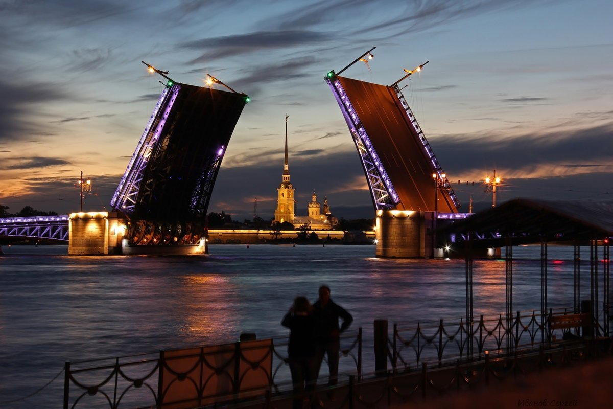 Разводные мосты санкт петербурга фотографии