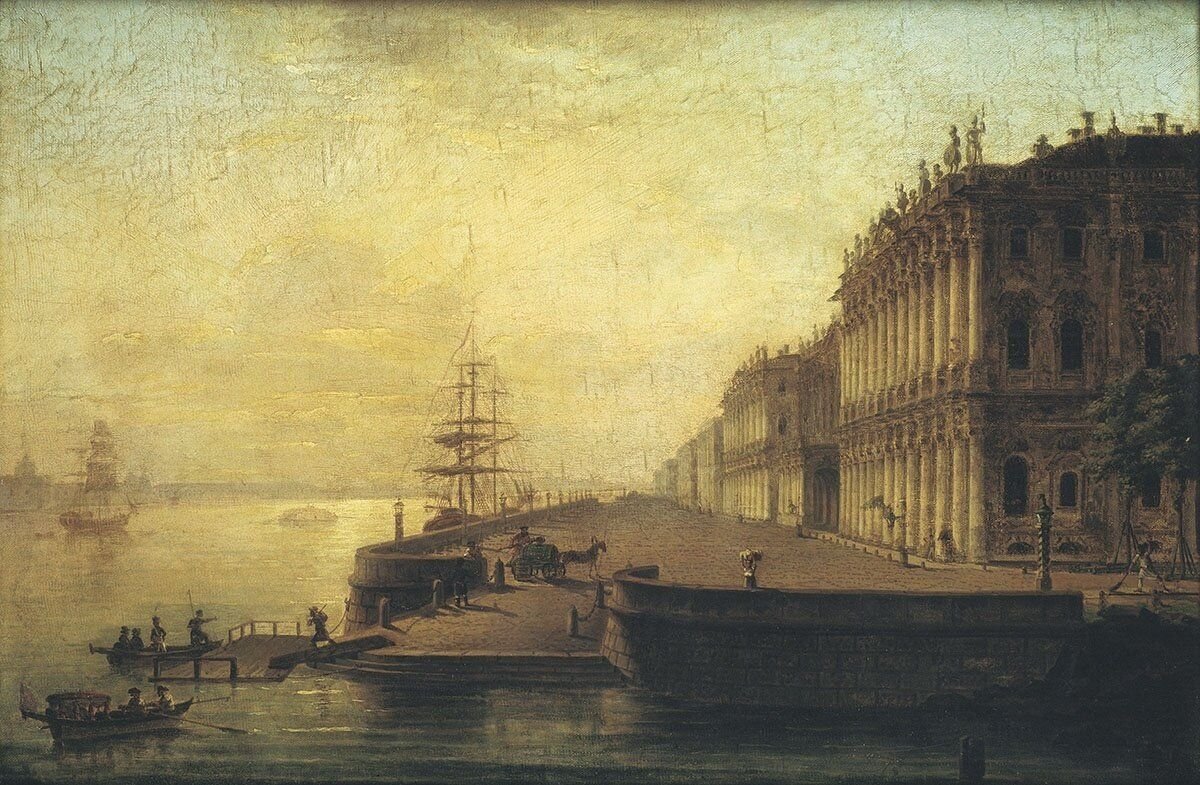 Картина воробьева вид московского кремля 1818