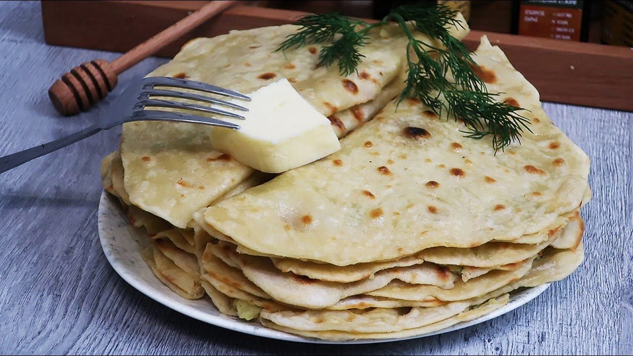 Кыстыбый с картошкой по татарски рецепт с фото пошагово на молоке на сковороде рецепт