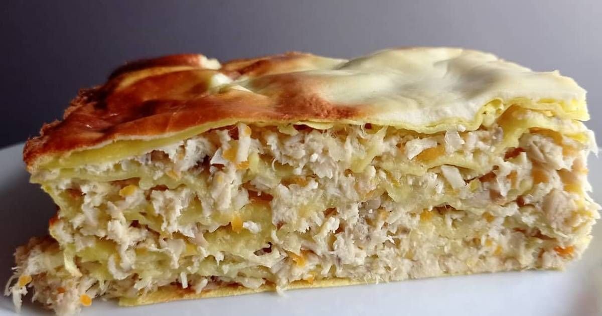 Рецепт пирога из лаваша с сыром и грибами