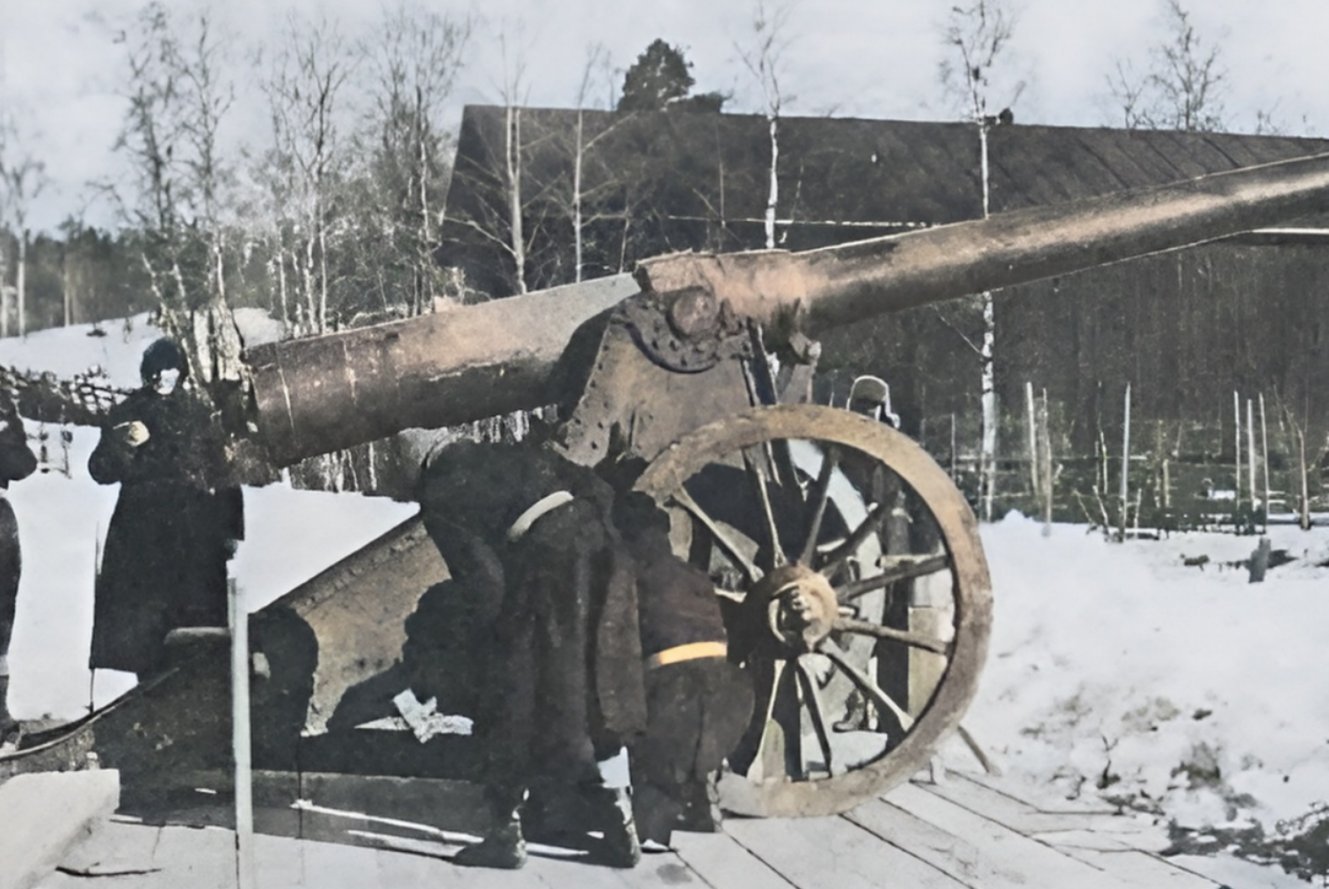 152 Мм Осадная пушка обр 1904