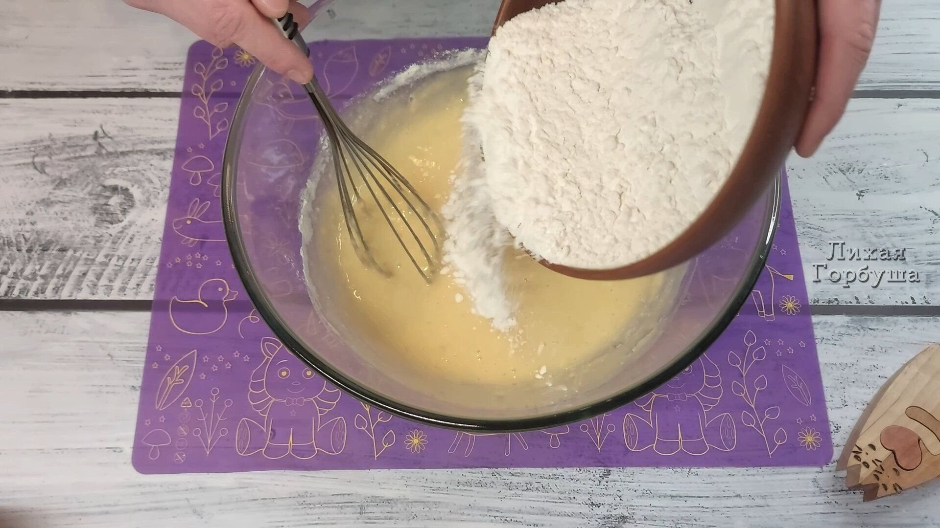 Пошаговое приготовление бисквита