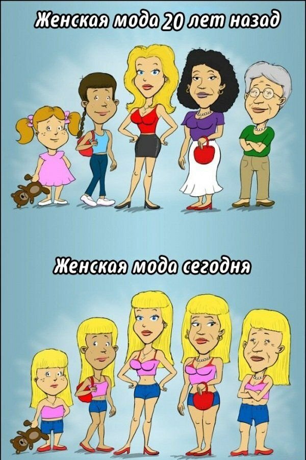Приколы про моду в картинках