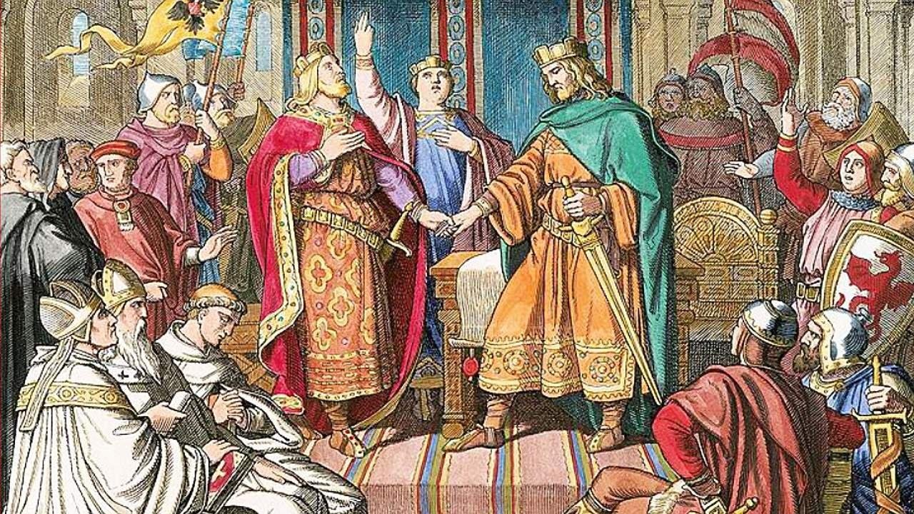 Борьба за престол 12 век. Людовик Благочестивый Каролинги.