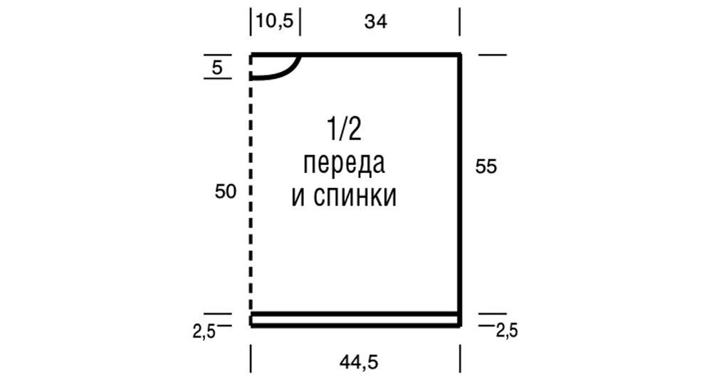 Пончо из двух прямоугольников спицами схемы и описание