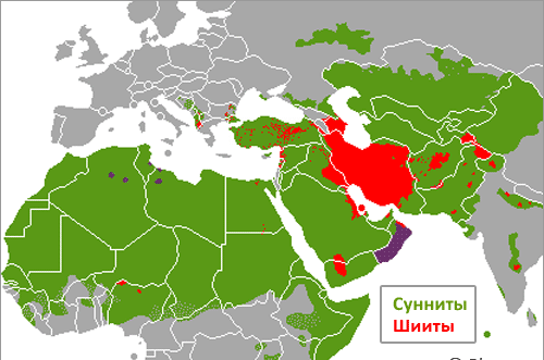 Карта расселения таджиков