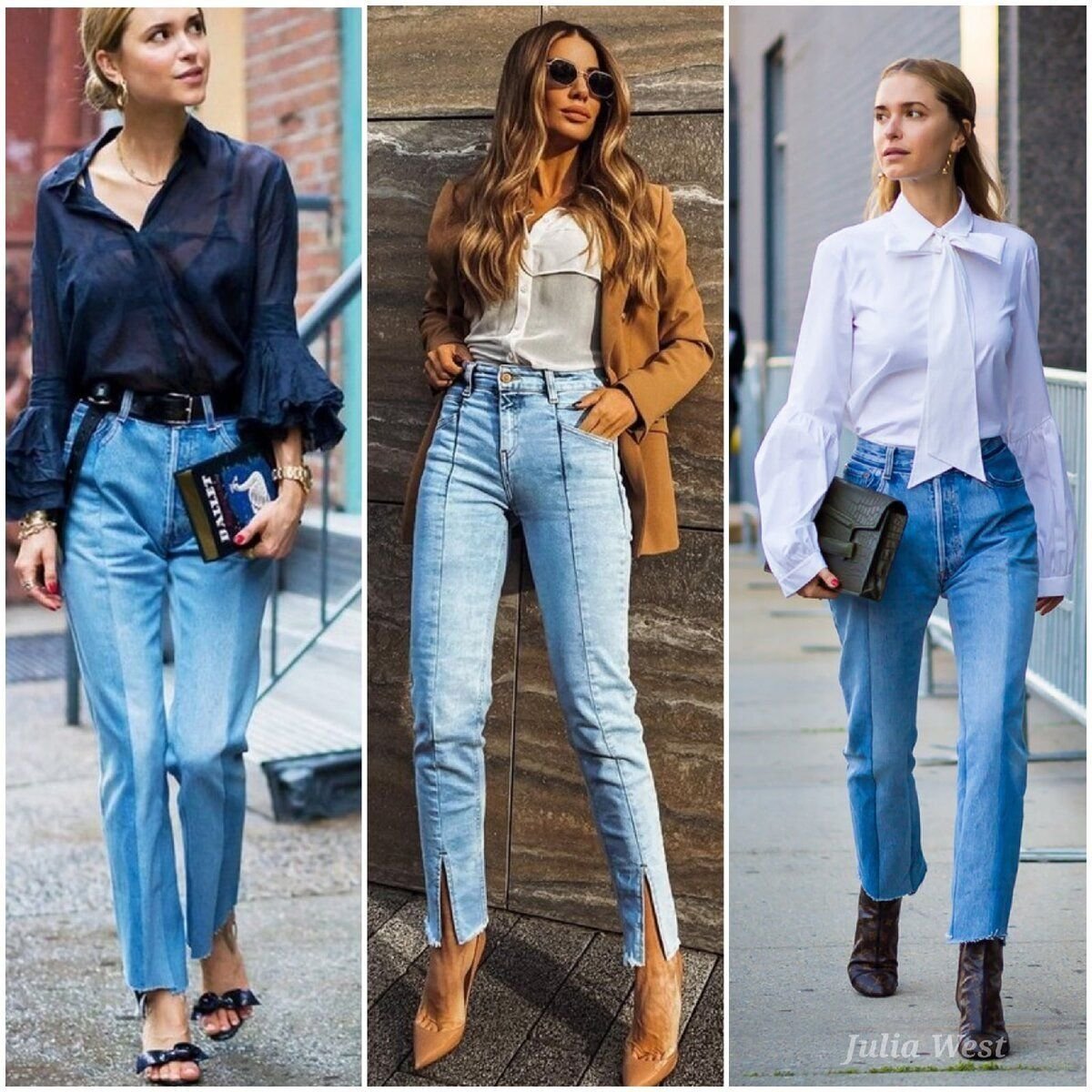 Модные джинсы в 2023 году для женщин фото