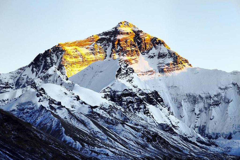 Как выглядит гора эверест фото