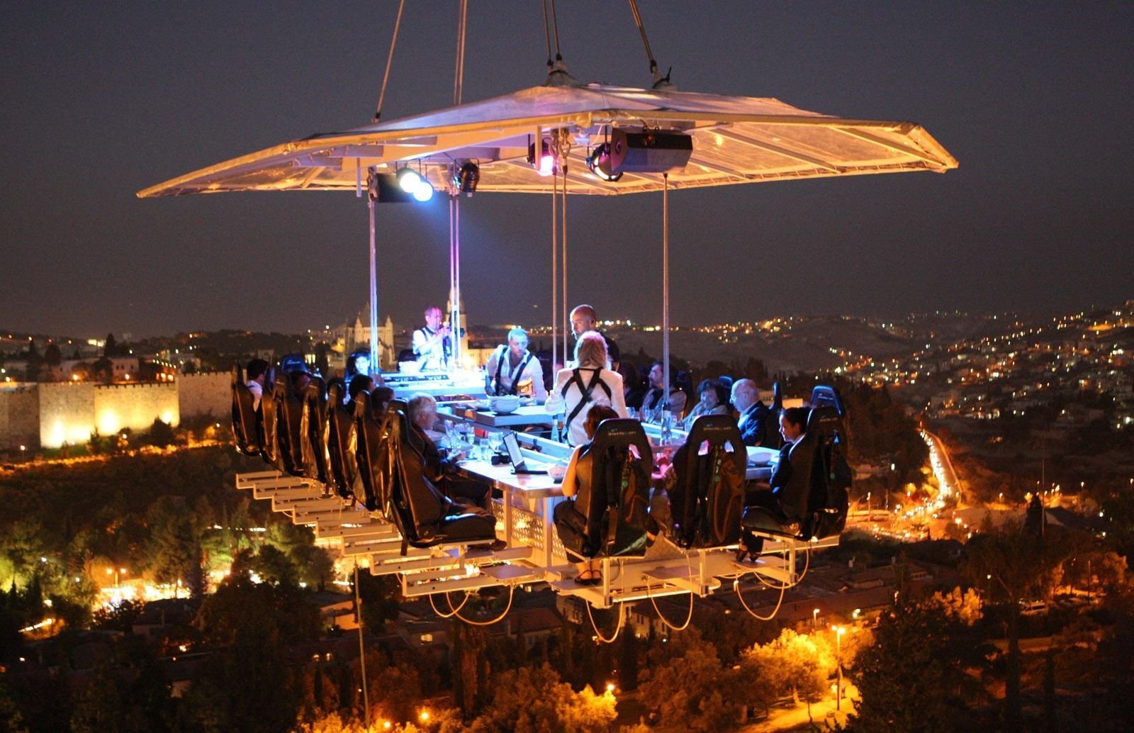 Ресторан «dinner in the Sky», Брюссель