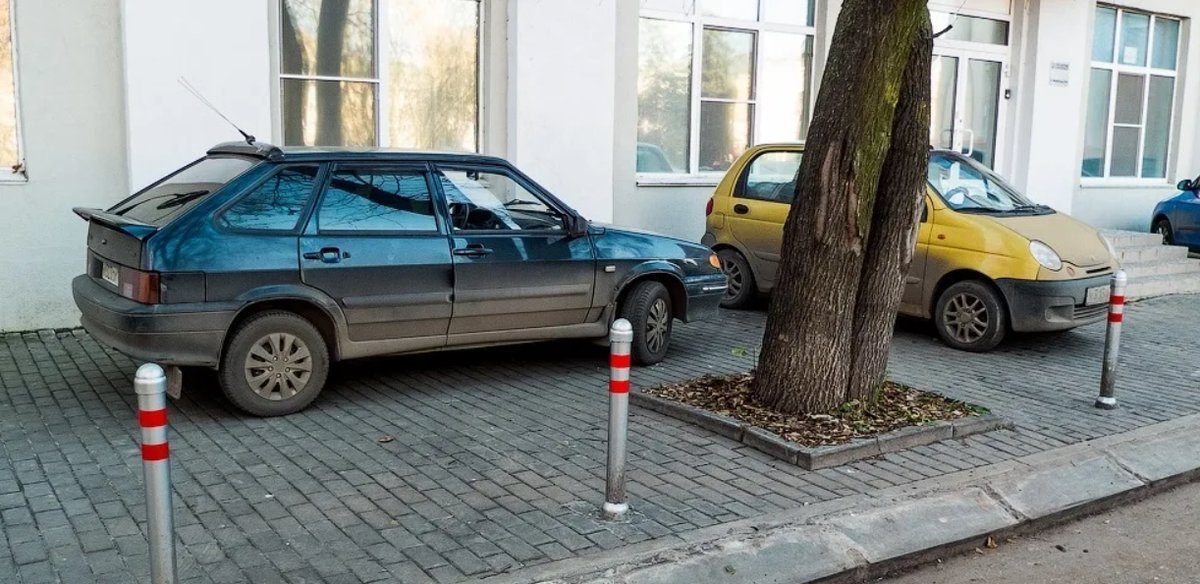 Фото за неправильную парковку