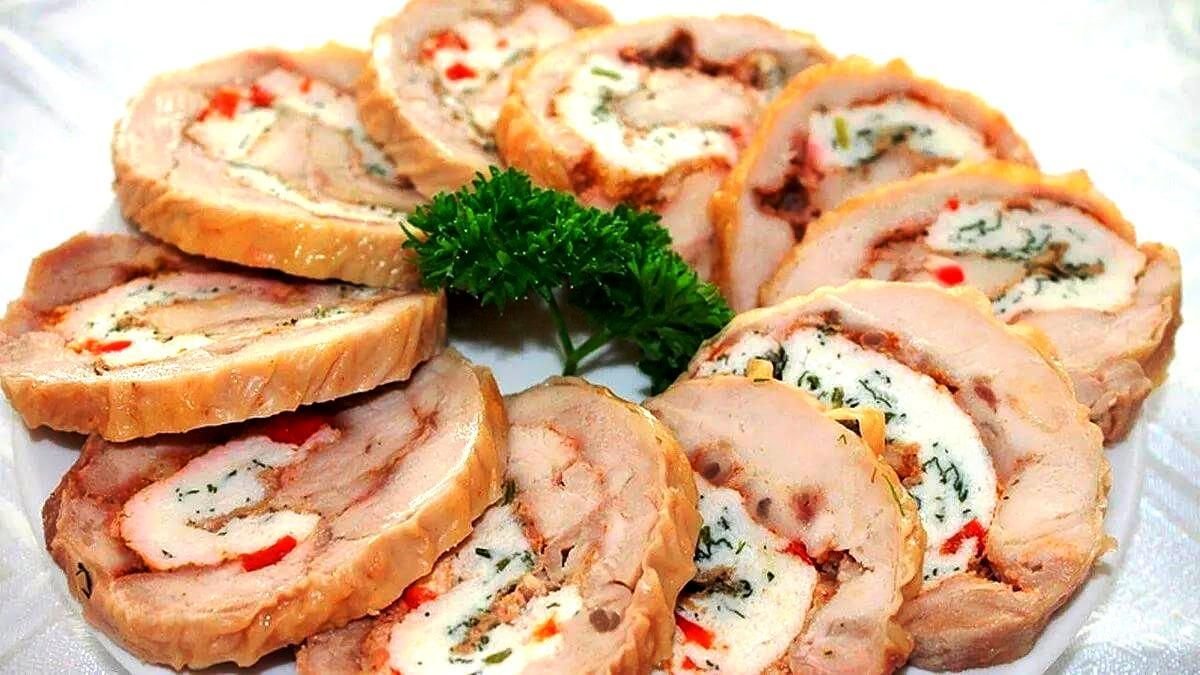 Рулет из куриного мяса | Быстро, Просто, Вкусно Пульс Mail.ru