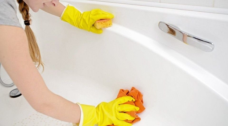 Как очистить ванну от краски для волос в домашних условиях