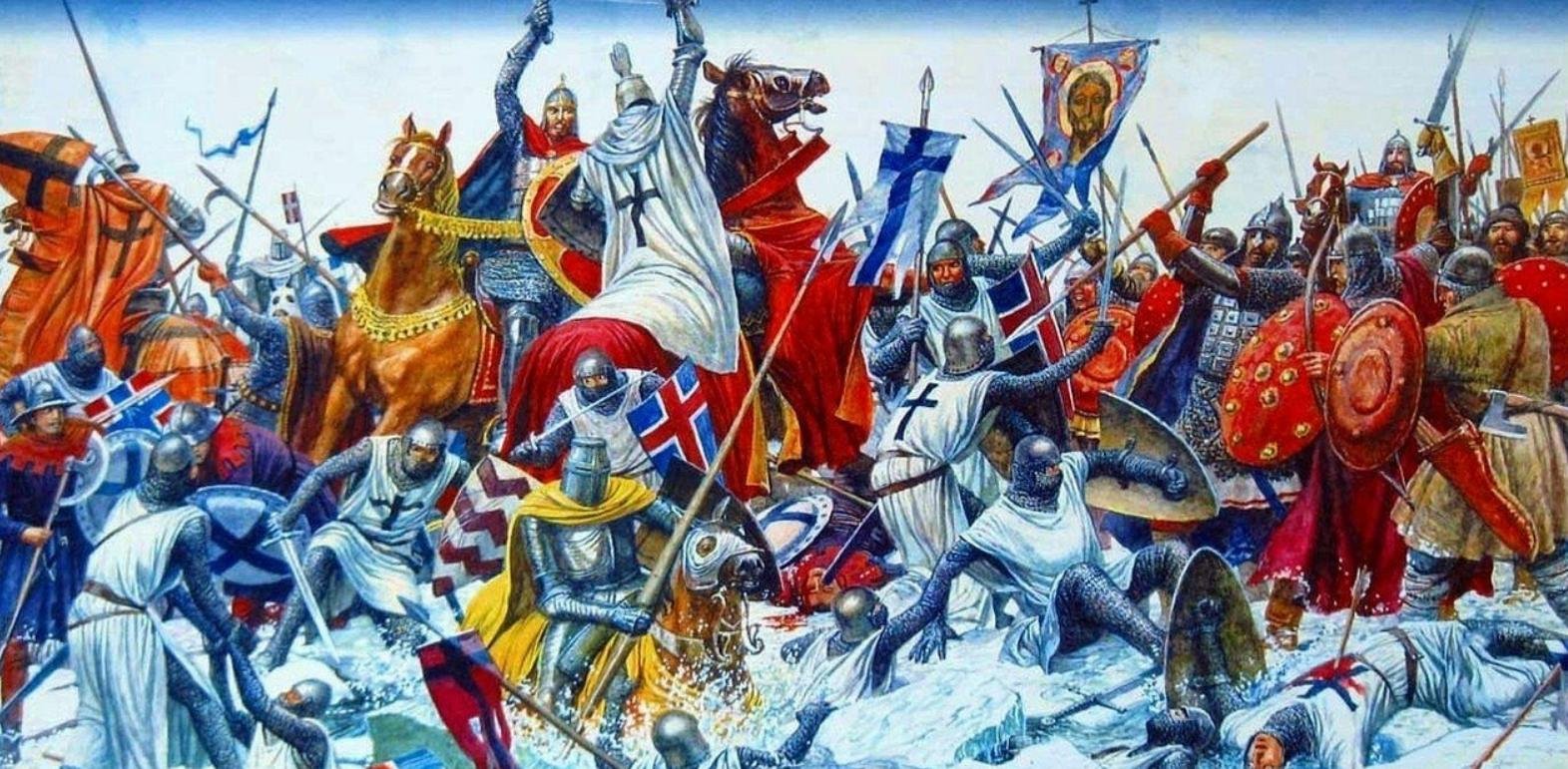 Александр Невский битва Ледовое побоище