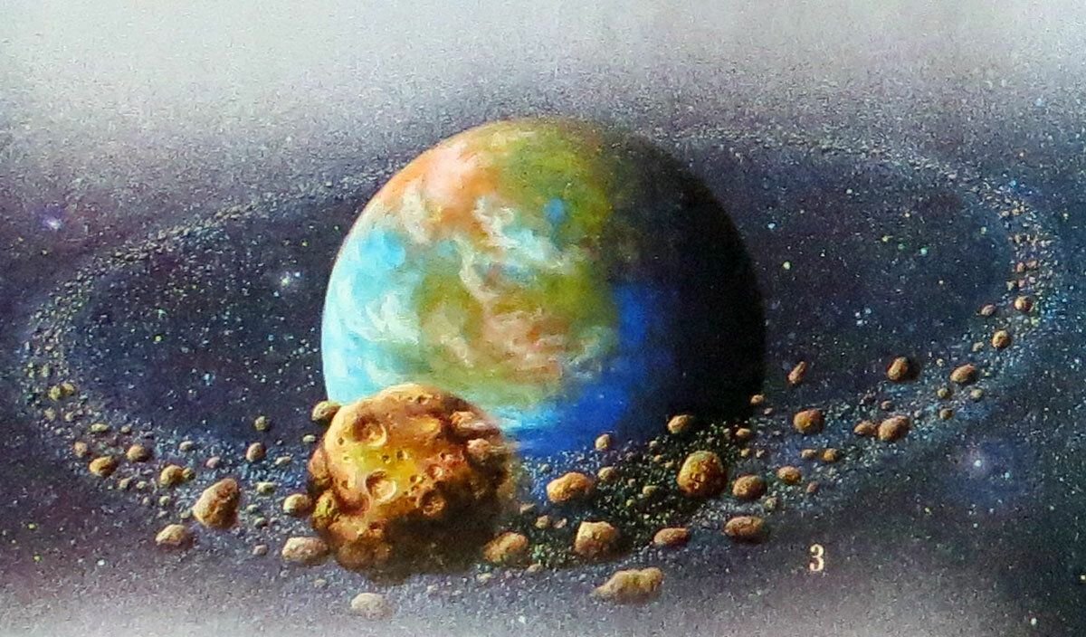Рисунок как образовалась земля