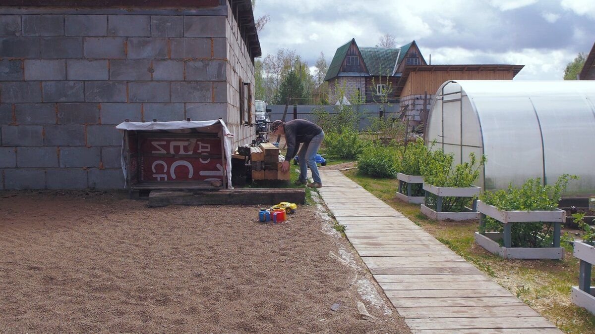 Скамейка из проф бруса