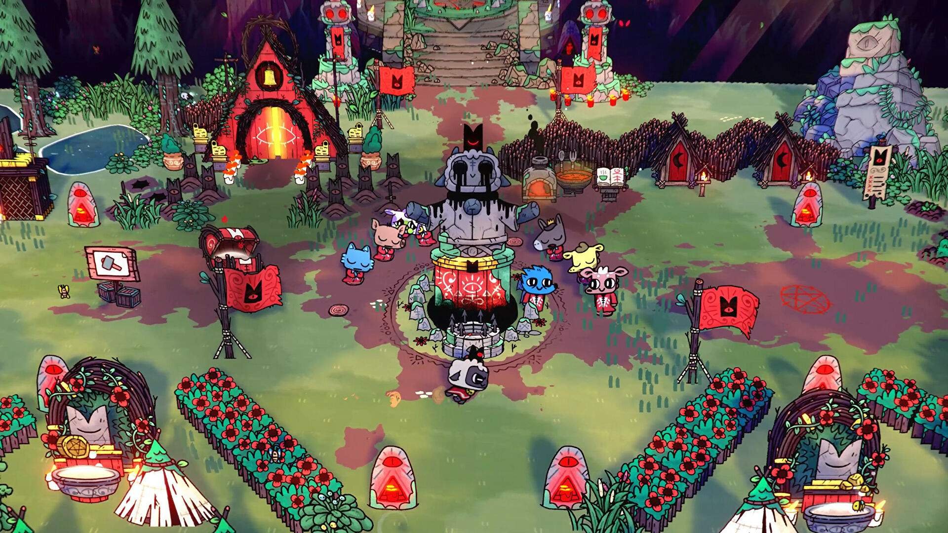Cult game. Cult of the Lamb игра. Культ (Cult of the Lamb). Cult of the Lamb ягненок в игре. Cult of the Lamb Nintendo Switch.