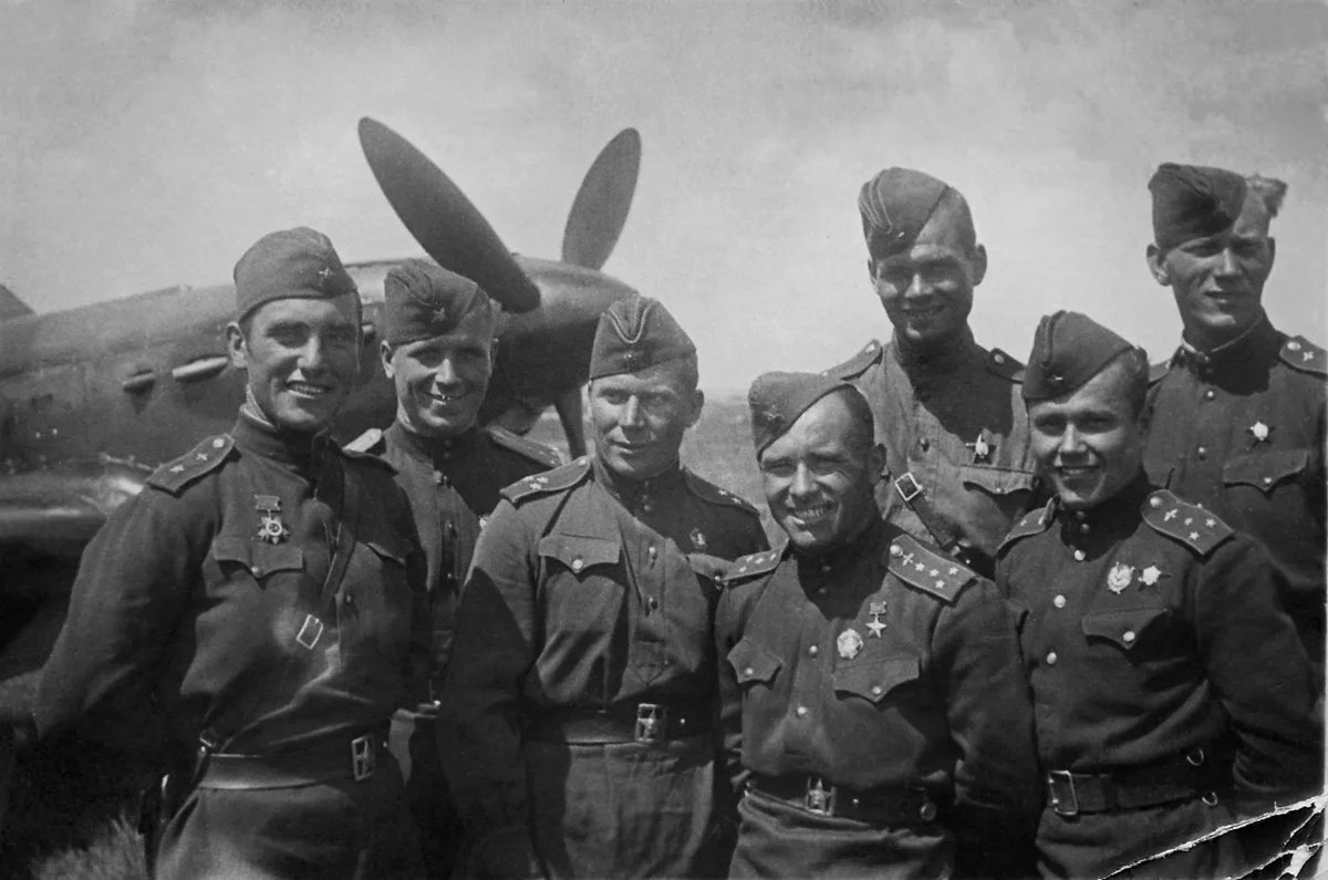 Солдаты Великой Отечественной войны летчики