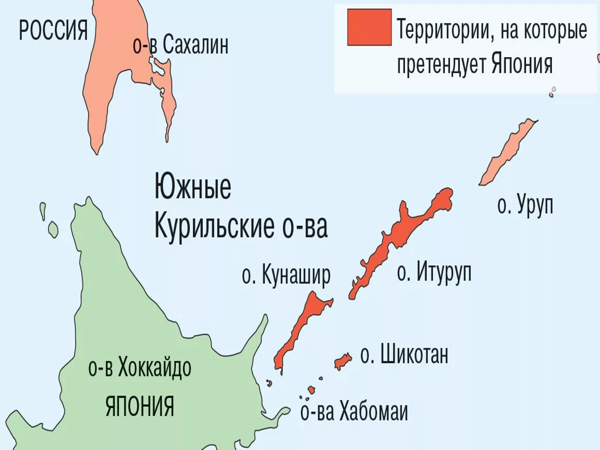 Курилы карта островов