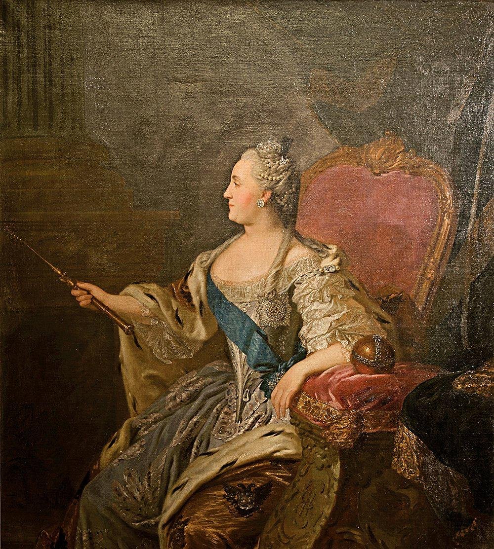 Портрет Екатерины II 1763 Рокотов