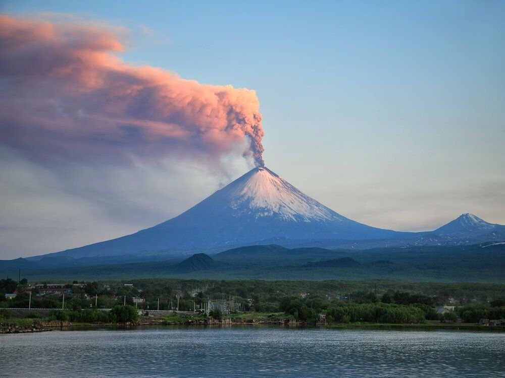 Вулкан ключевский фото