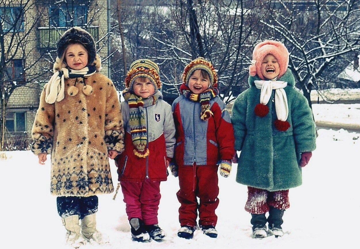 Детская зимняя одежда в ссср