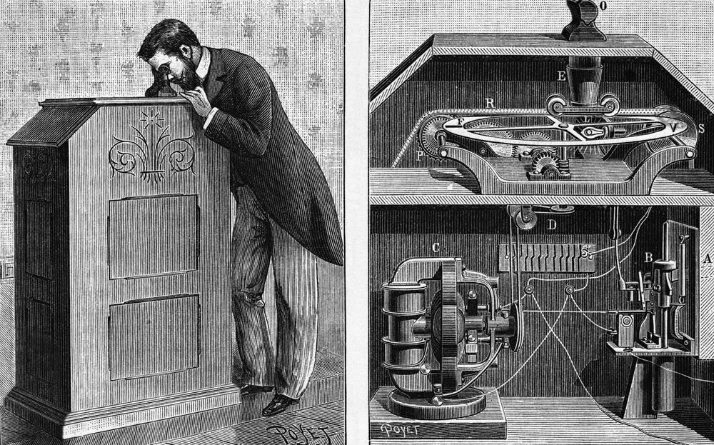 Аппарат томаса эдисона который мог демонстрировать изображение с синхронным звуком