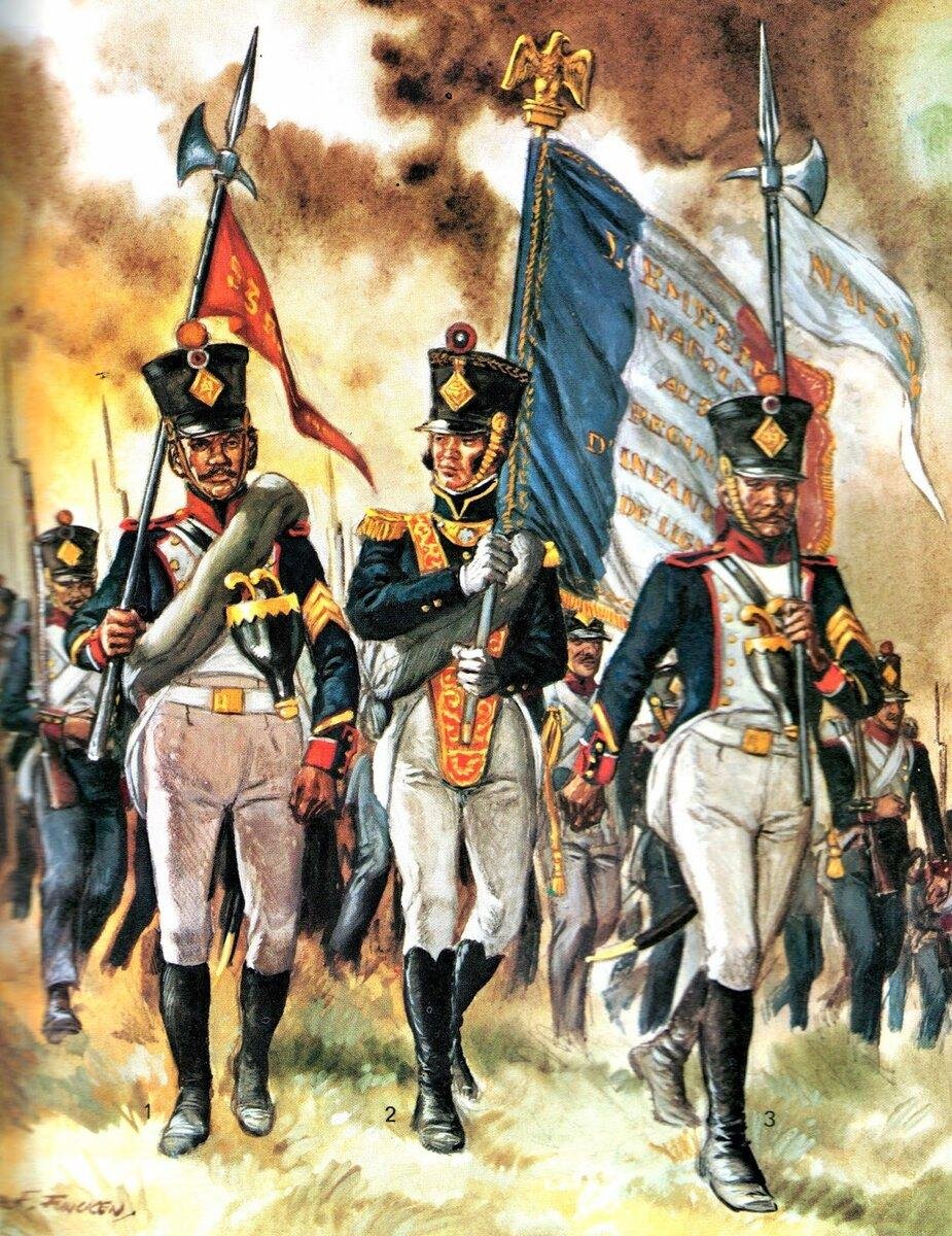Франция времен империи. Войн наполеоновской армии Наполеон. Великая армия Наполеона 1812. Французская пехота Наполеона.