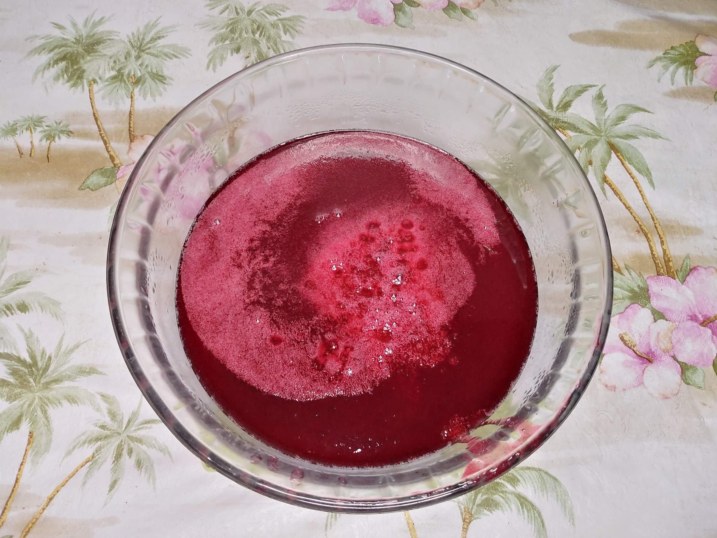 Десерт из брусники