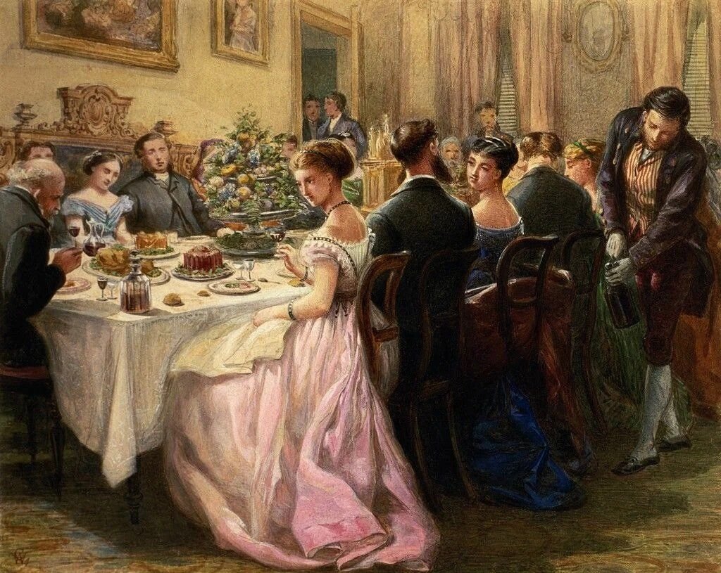 Жюль Александр Грюн the dinner Party