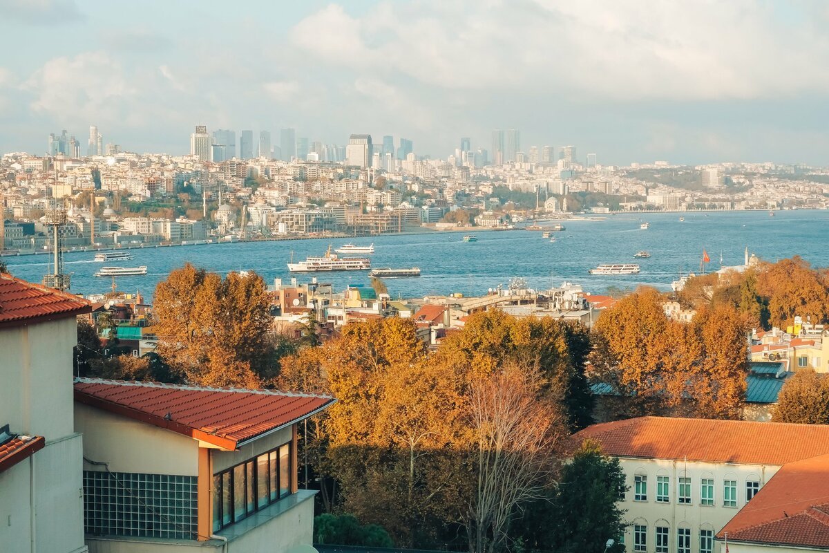 Стамбул Турция в ноябре