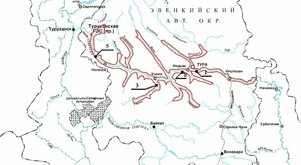 Проект гэс на нижней тунгуске