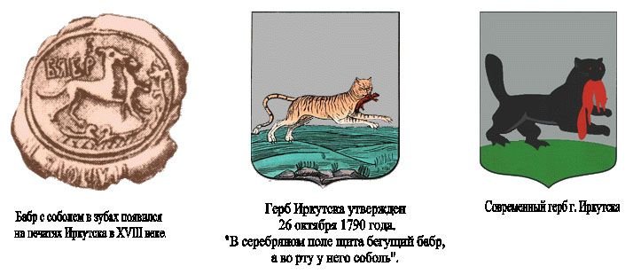 Изображение герба иркутской области