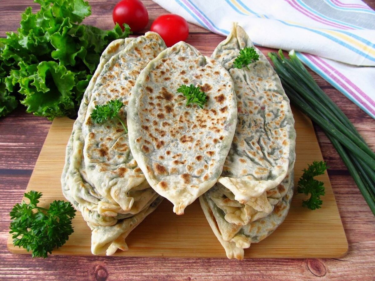 Армянское блюдо лаваш брынза