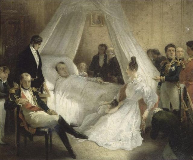 Mort de Napoléon Ier à Sainte-Hélène, le 5 mai 1821, Шарль де Штойбен, ок. 1828 г.